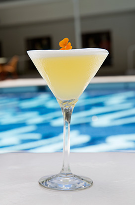 Tropical martini from Mahina & Suns